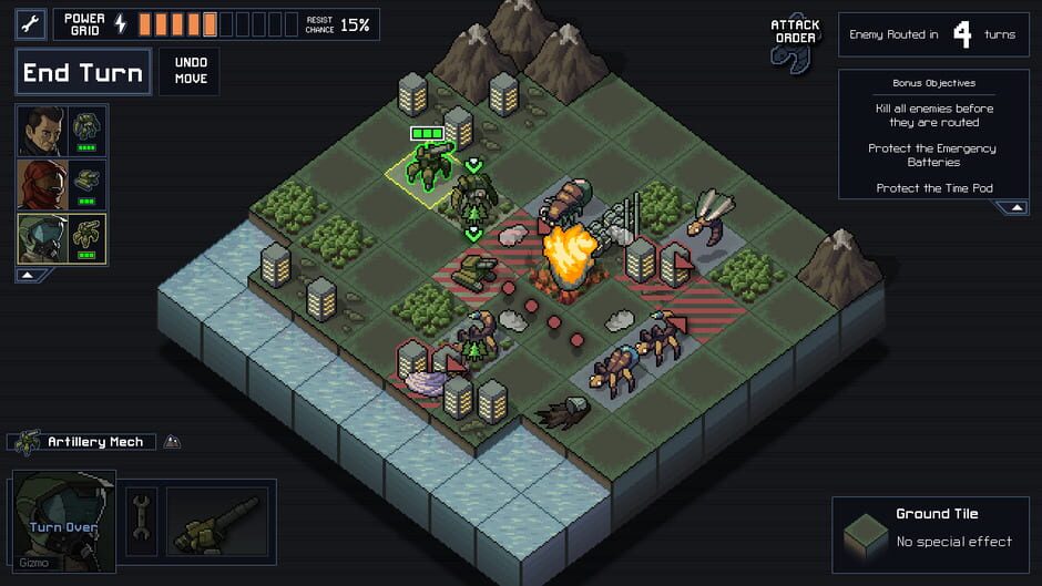 Screenshot from Into the Breach