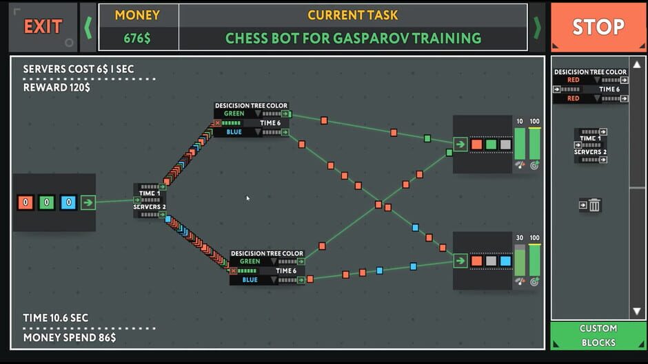 Screenshot from while True: learn()