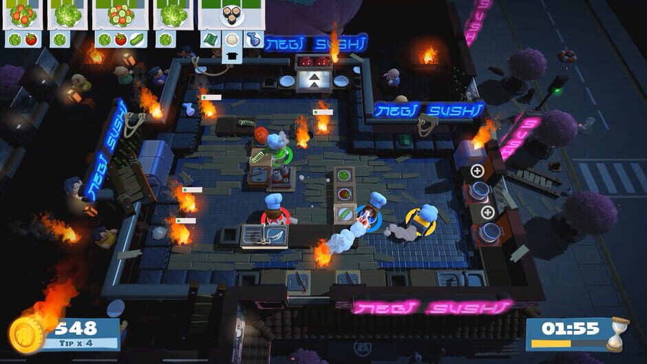 Screenshot from Overcooked! 2