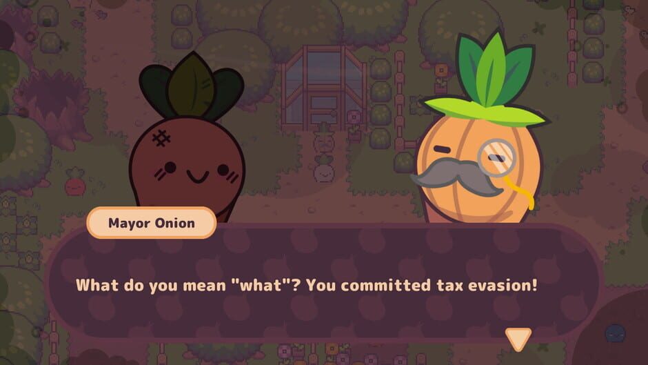 Screenshot from Turnip Boy Commits Tax Evasion