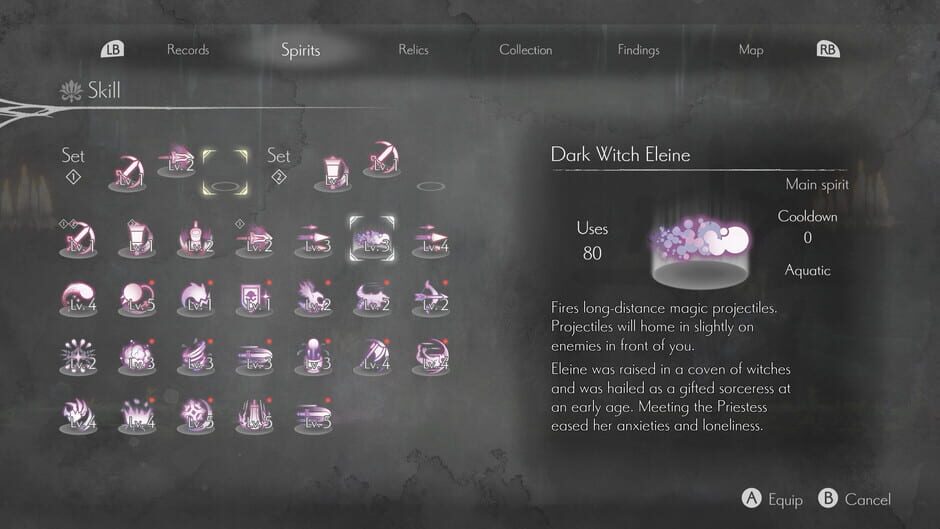Screenshot from Ender Lilies: Quietus of the Knights