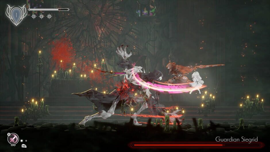 Screenshot from Ender Lilies: Quietus of the Knights