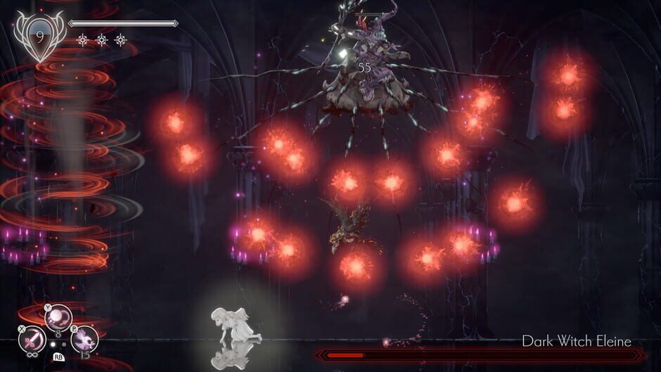 Screenshot from Ender Lilies: Quietus of the Knights