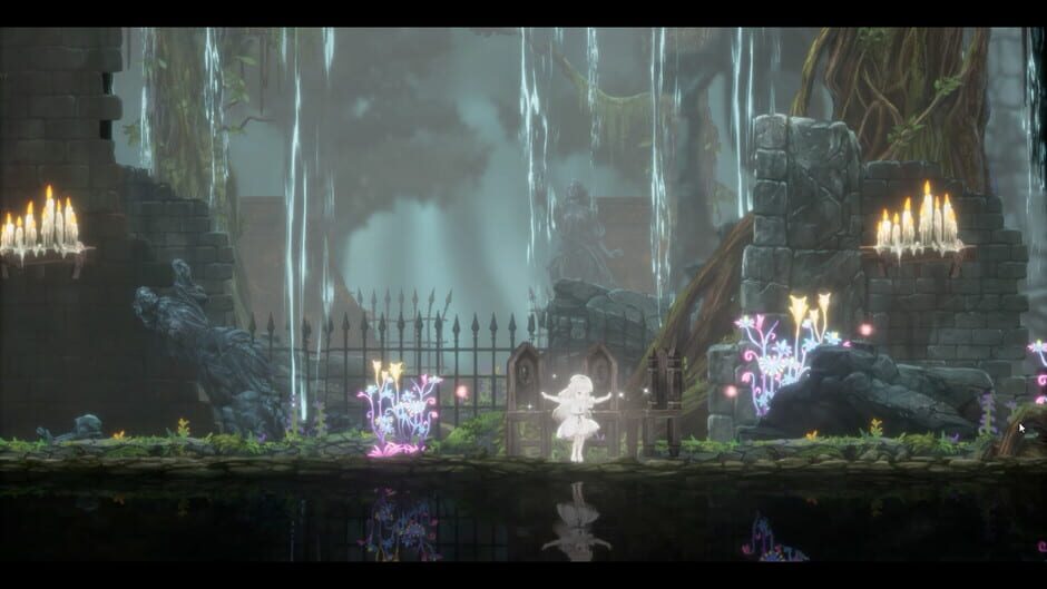 Screenshot from Ender Lilies: Quietus of the Knights