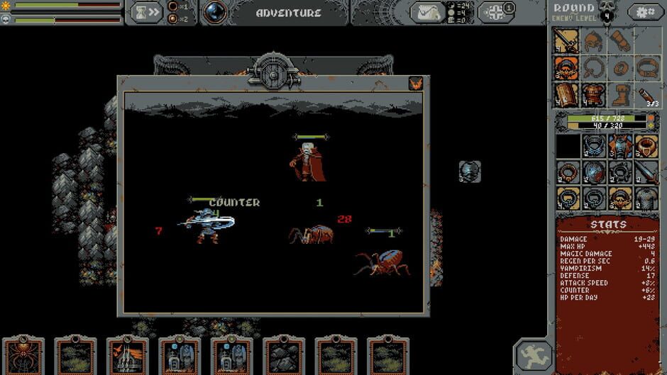 Screenshot from Loop Hero