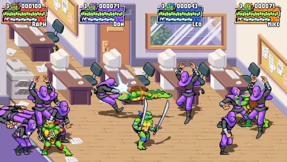 Screenshot from Teenage Mutant Ninja Turtles: Shredder's Revenge