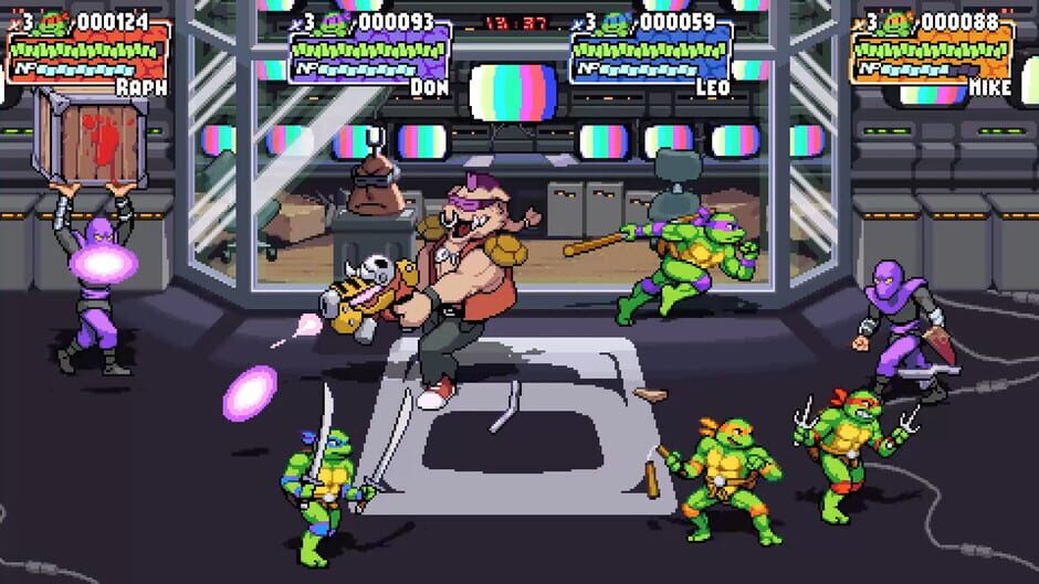 Screenshot from Teenage Mutant Ninja Turtles: Shredder's Revenge