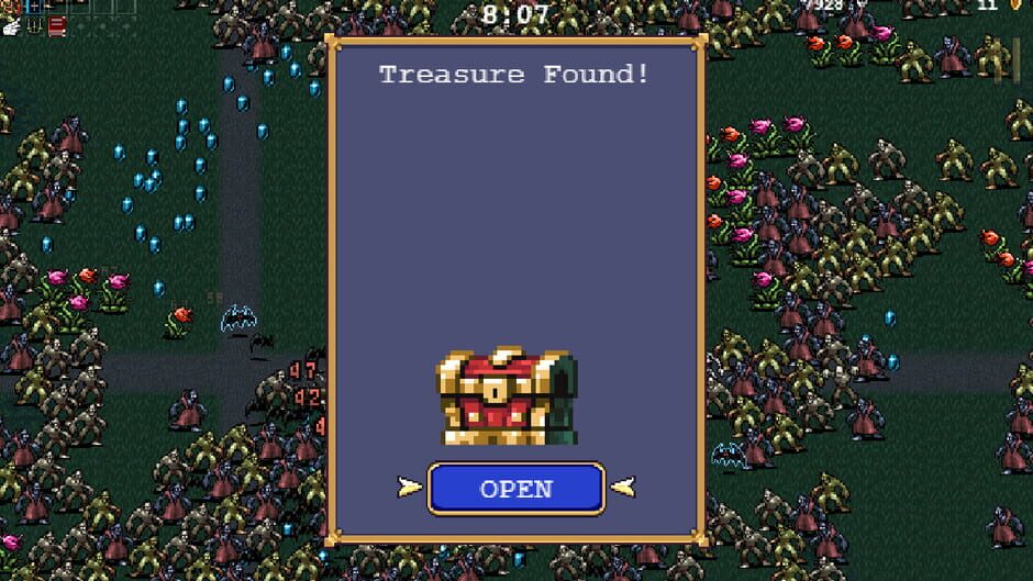 Screenshot from Vampire Survivors