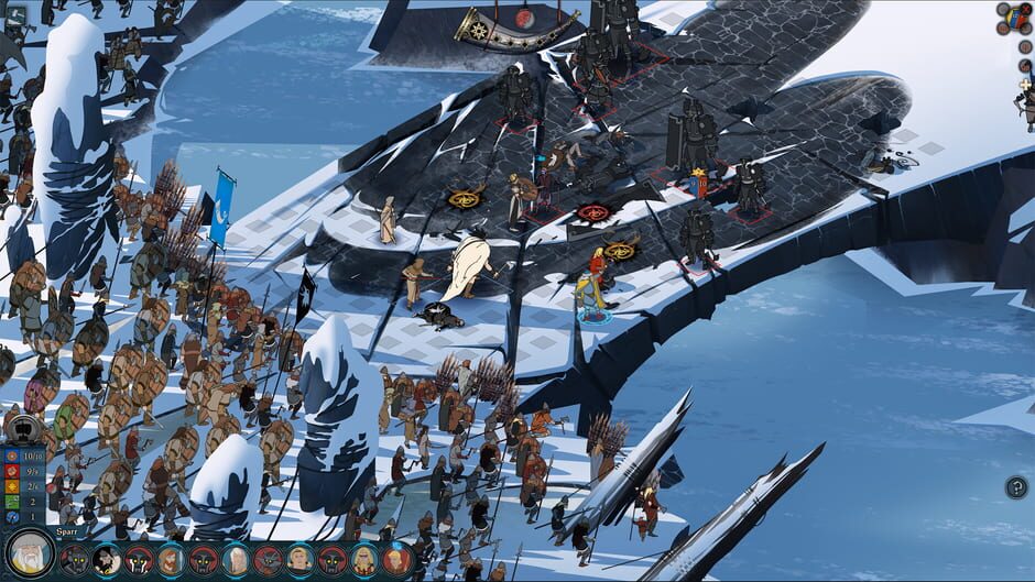 Screenshot from The Banner Saga 2