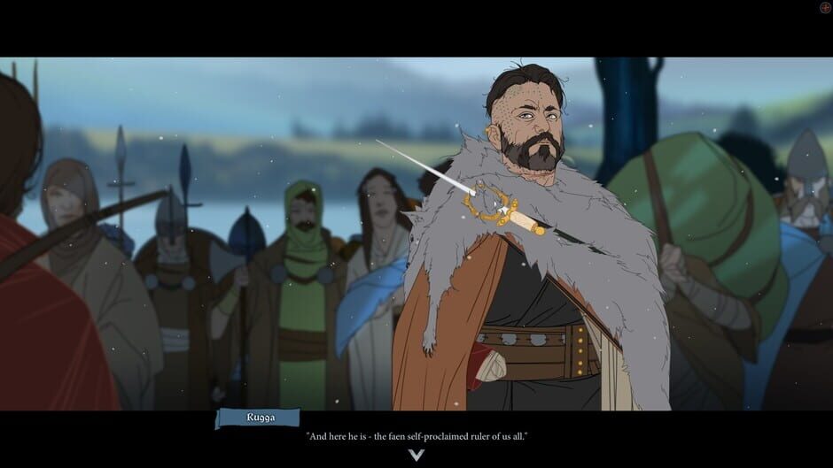 Screenshot from The Banner Saga 2