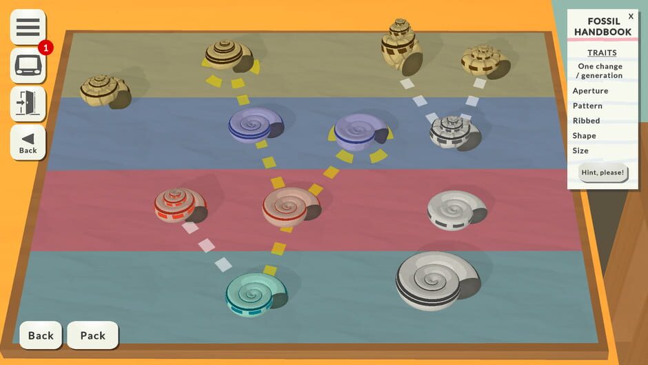 Screenshot from Fossil Corner