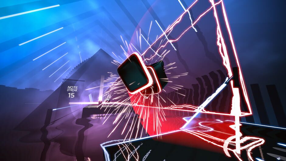 Screenshot from Beat Saber