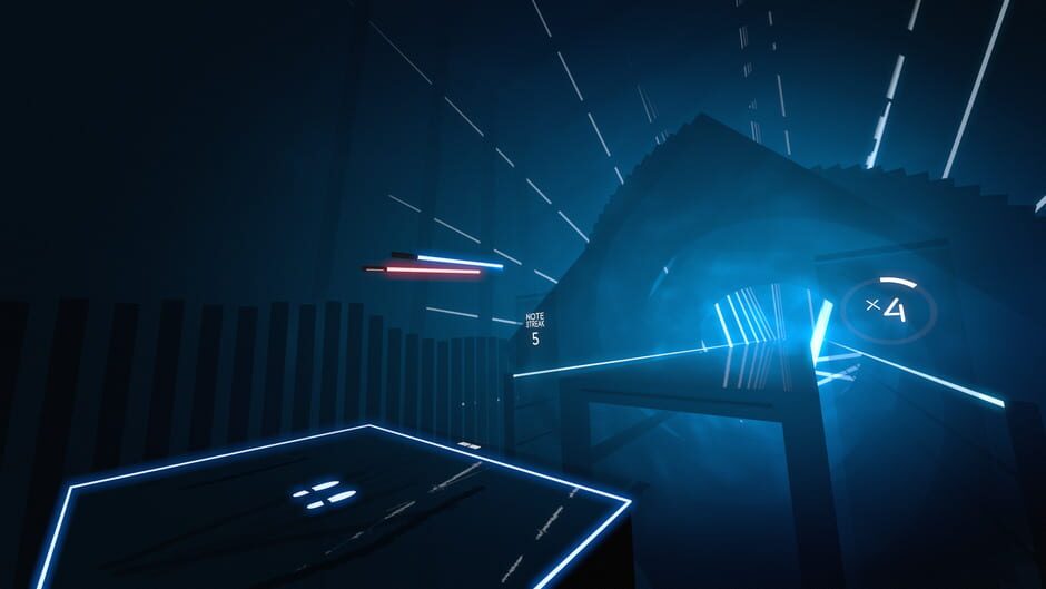 Screenshot from Beat Saber