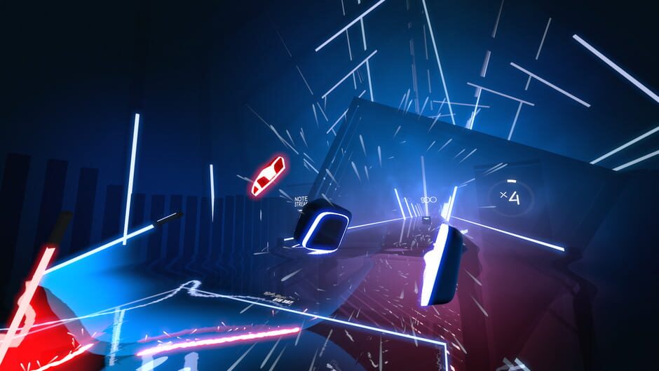 Screenshot from Beat Saber