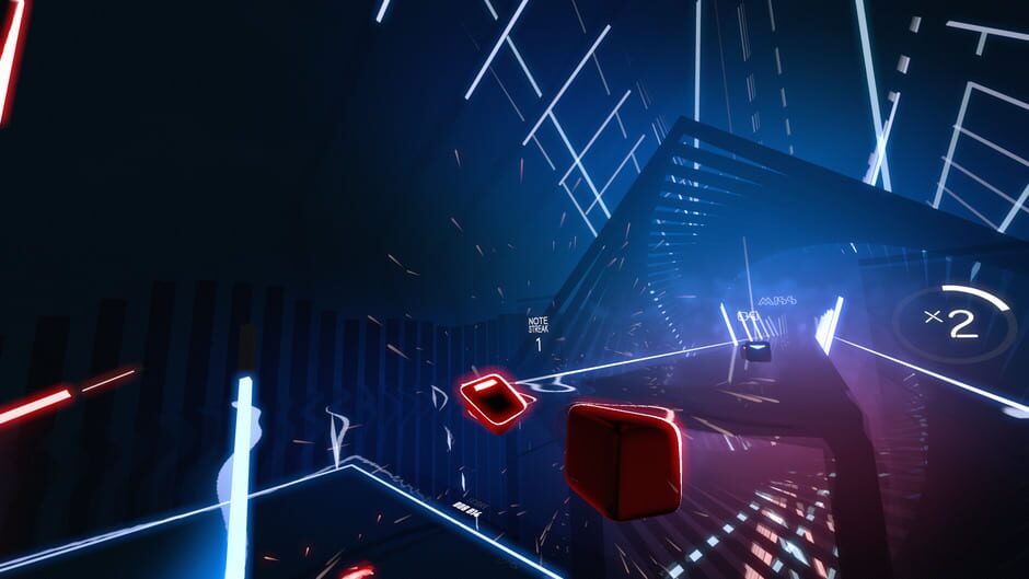 Screenshot from Beat Saber