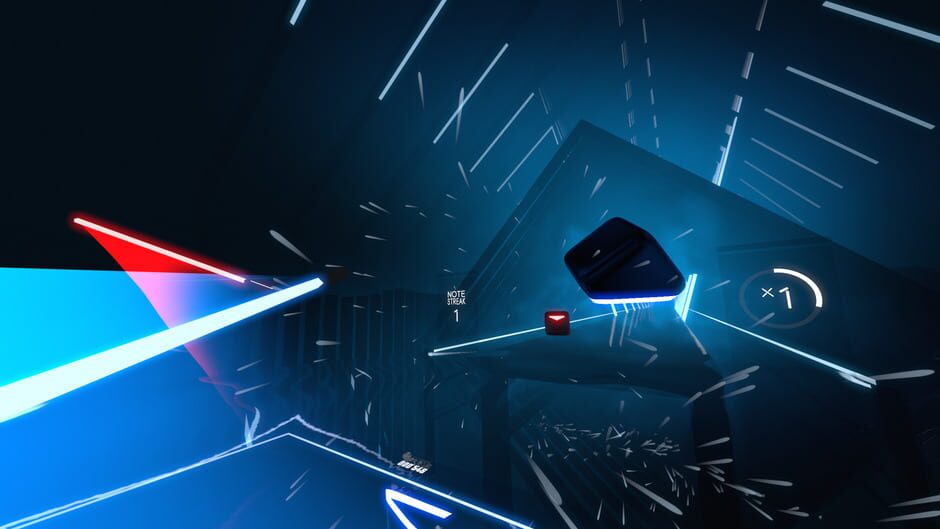 Screenshot from Beat Saber