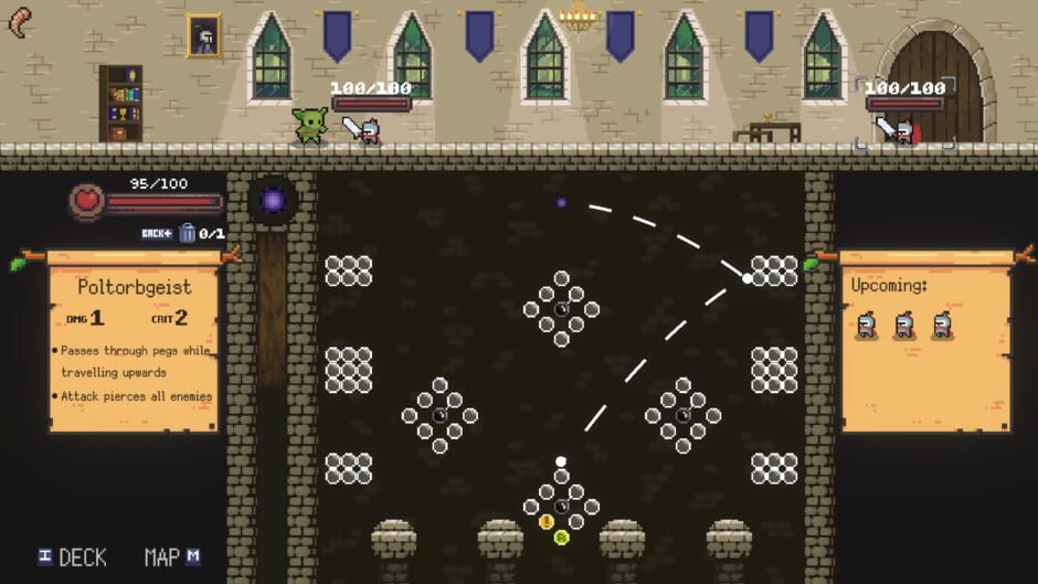 Screenshot from Peglin