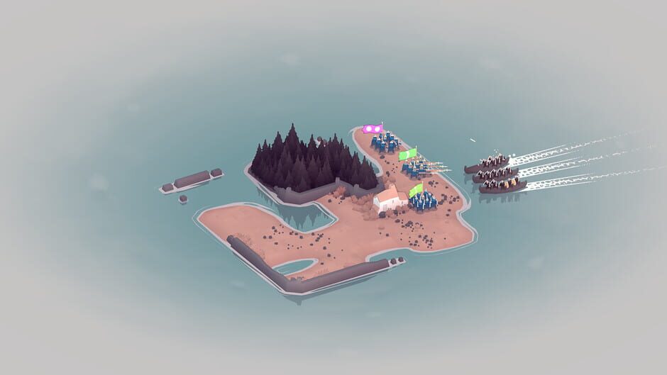 Screenshot from Bad North: Jotunn Edition