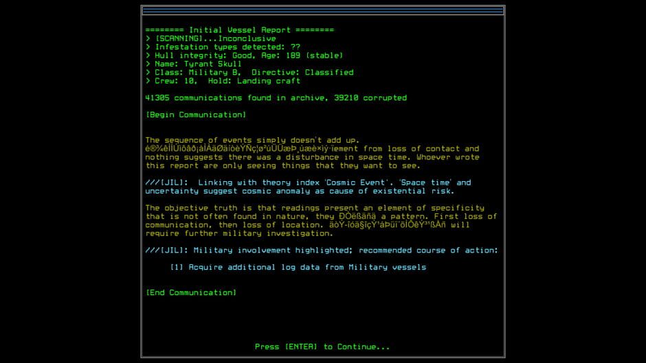 Screenshot from Duskers