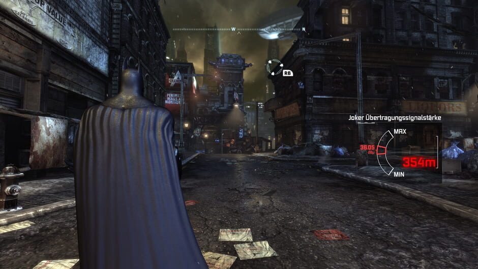 Screenshot from Batman: Arkham City