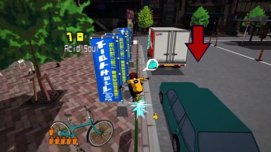 Screenshot from Jet Grind Radio