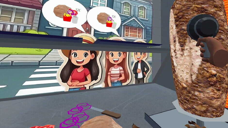 Screenshot from Kebab Simulator VR