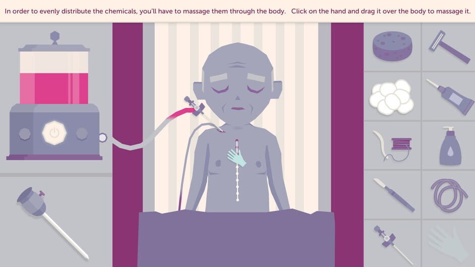 Screenshot from A Mortician's Tale