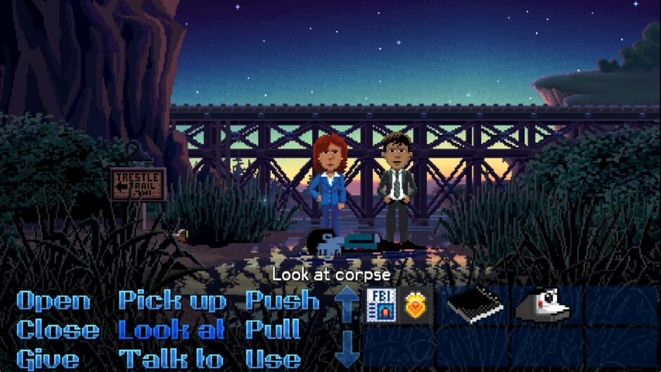 Screenshot from Thimbleweed Park