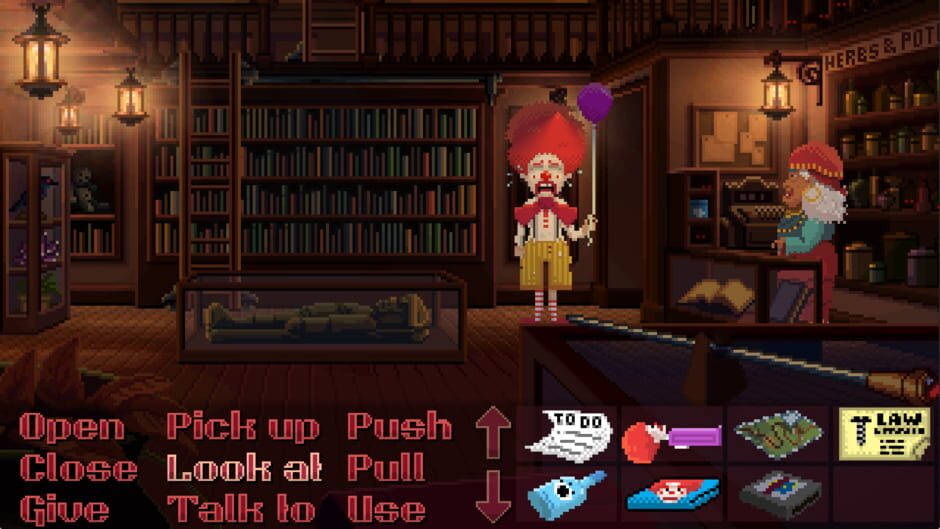 Screenshot from Thimbleweed Park