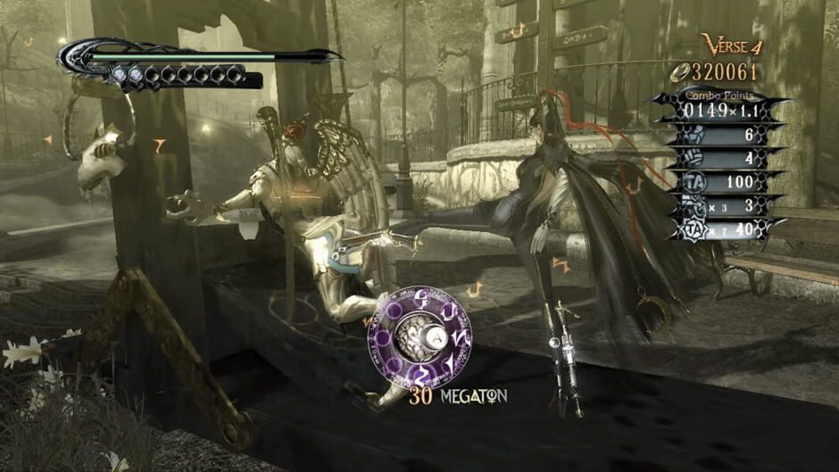 Screenshot from Bayonetta