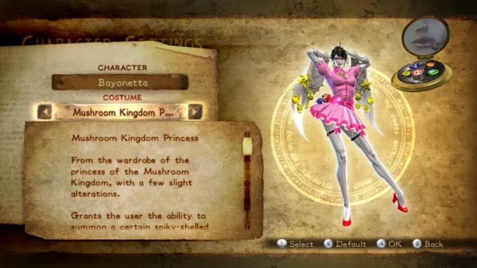 Screenshot from Bayonetta 2