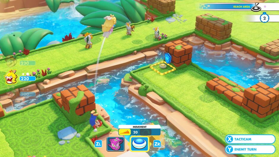 Screenshot from Mario + Rabbids Kingdom Battle
