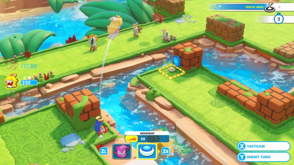 Screenshot from Mario + Rabbids Kingdom Battle