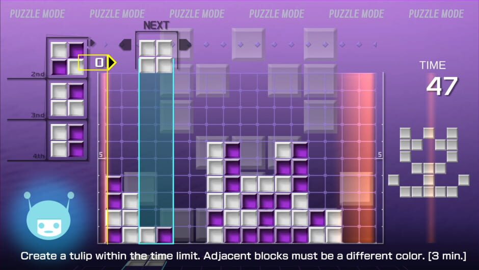 Screenshot from Lumines Remastered
