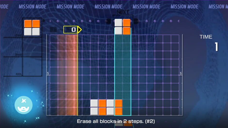 Screenshot from Lumines Remastered
