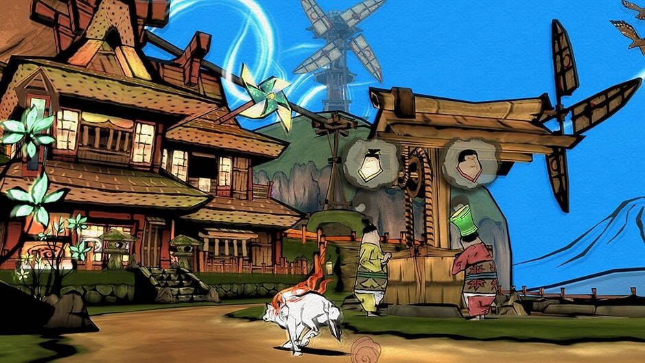 Screenshot from Ōkami HD