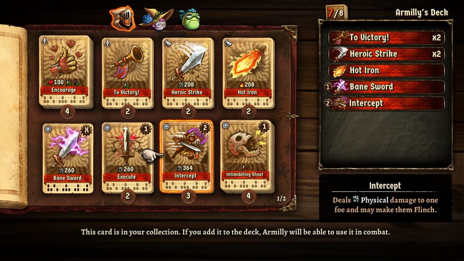 Screenshot from SteamWorld Quest: Hand of Gilgamech