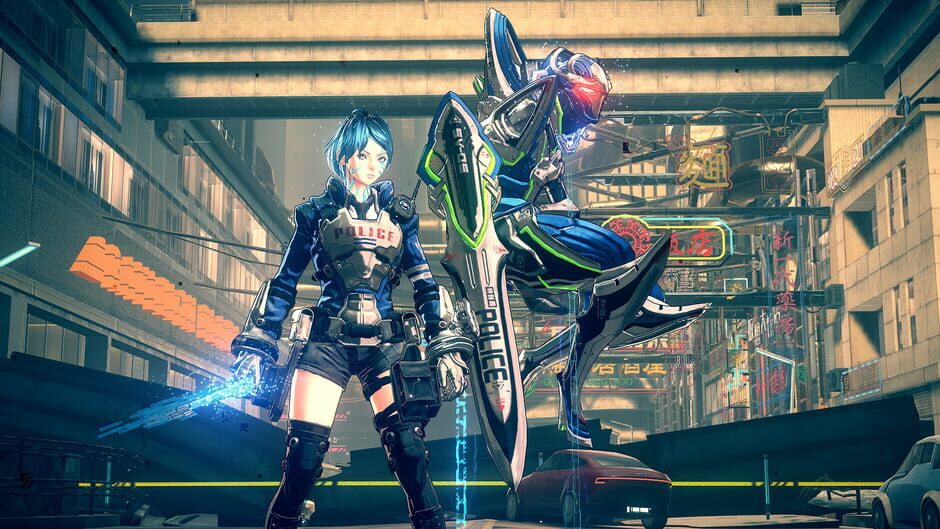 Screenshot from Astral Chain
