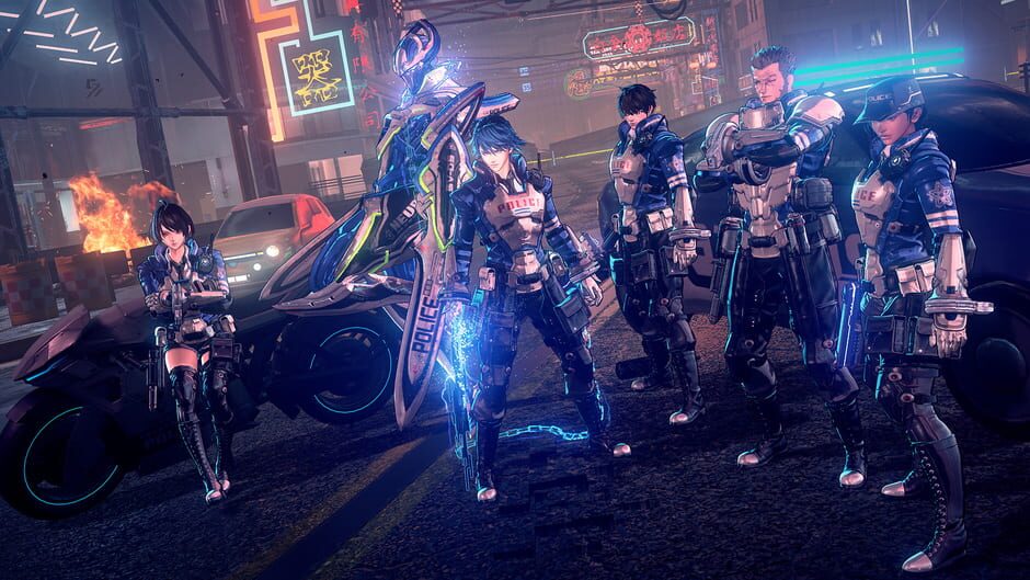 Screenshot from Astral Chain