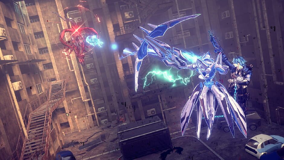 Screenshot from Astral Chain