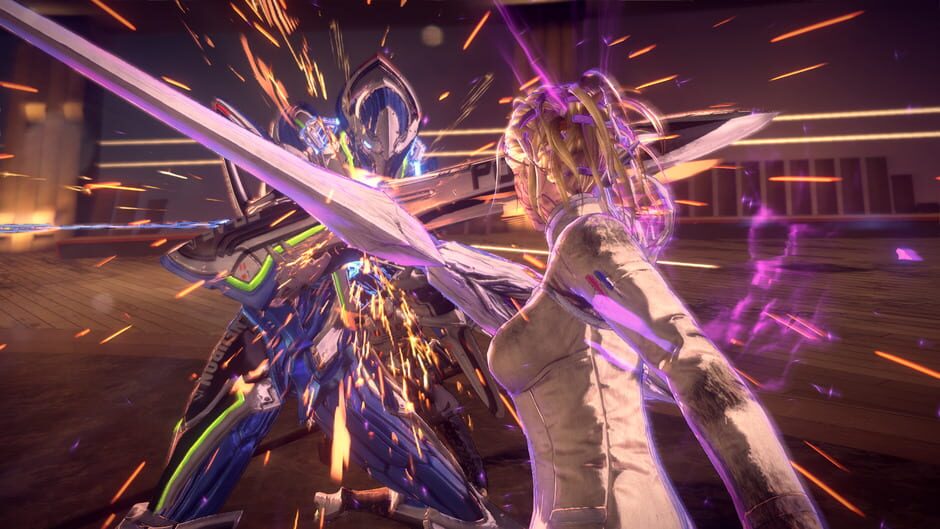 Screenshot from Astral Chain