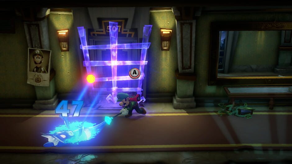 Screenshot from Luigi's Mansion 3