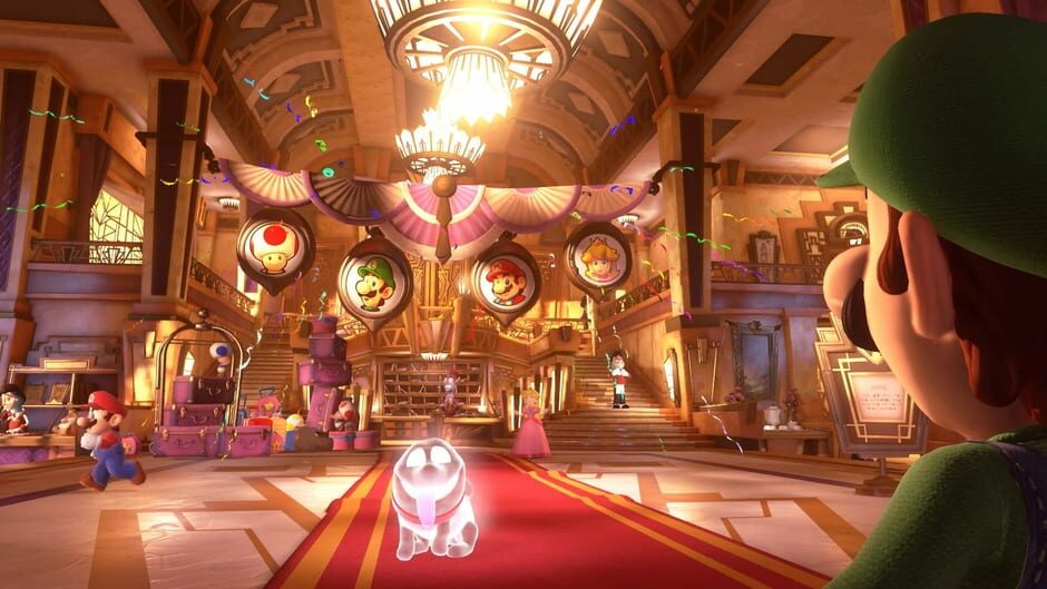 Screenshot from Luigi's Mansion 3