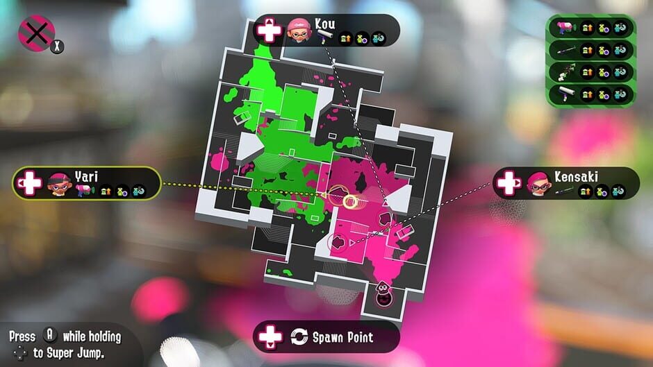 Screenshot from Splatoon 2