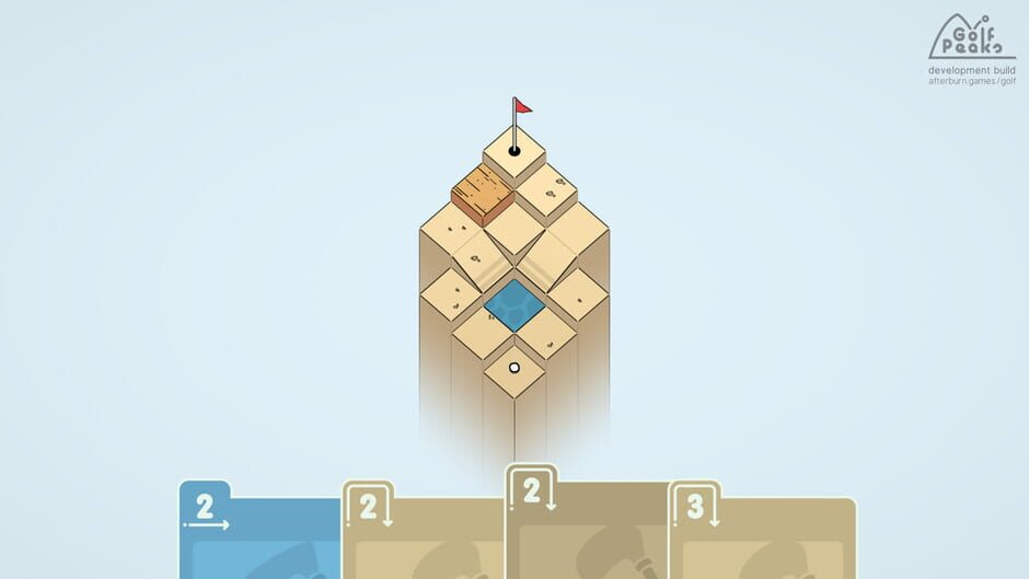 Screenshot from Golf Peaks