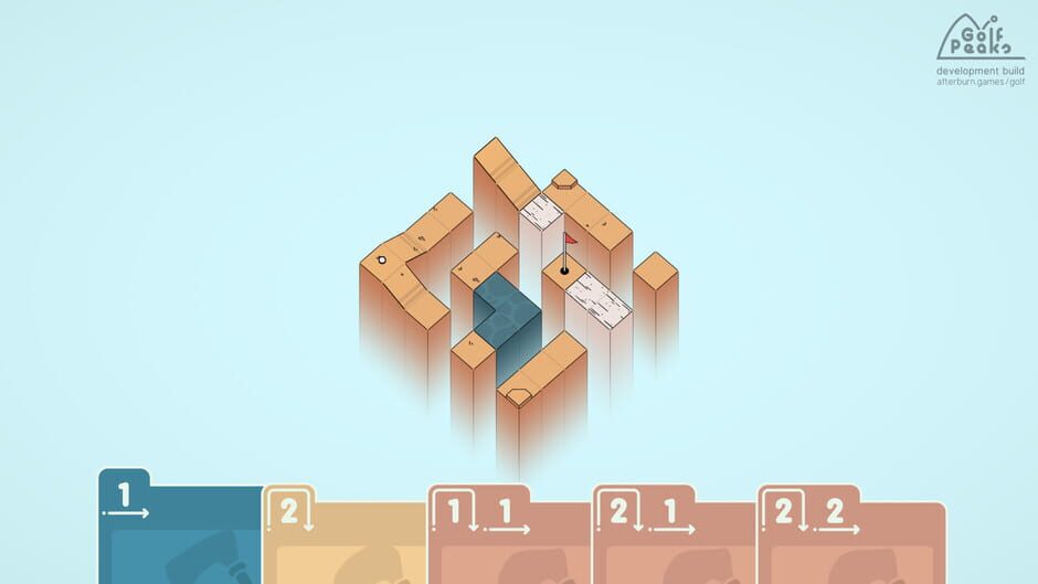 Screenshot from Golf Peaks