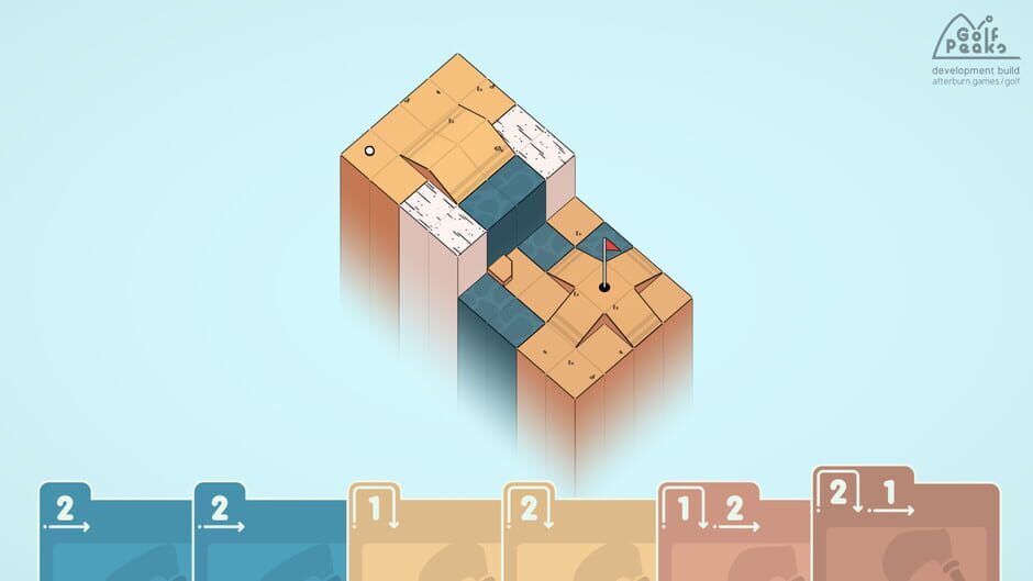 Screenshot from Golf Peaks