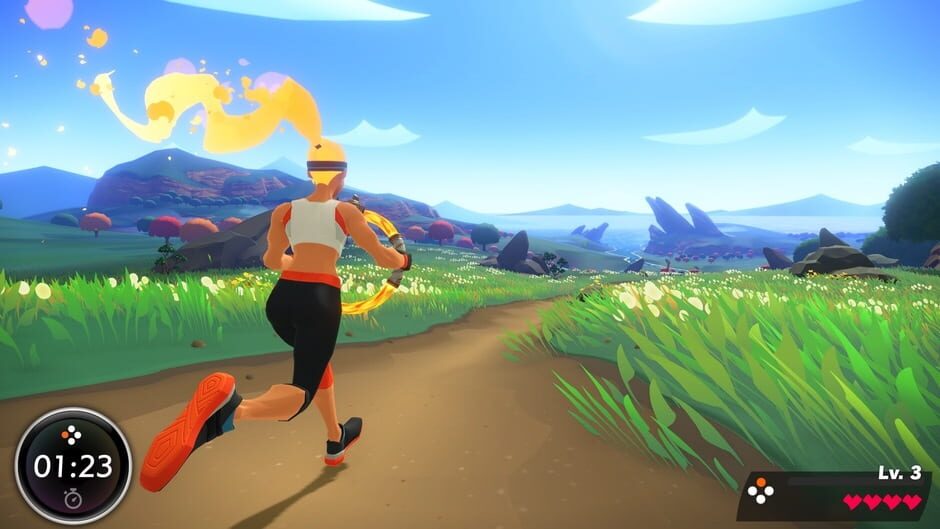Screenshot from Ring Fit Adventure