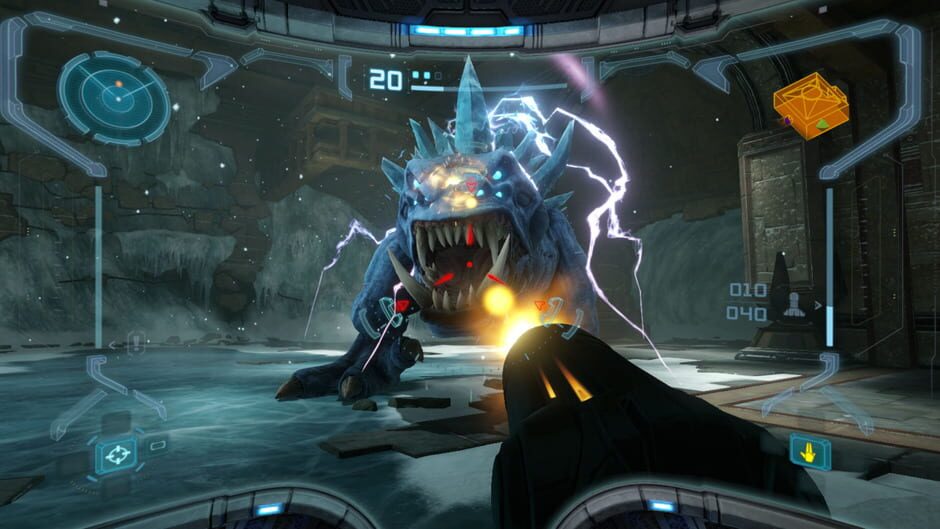 Screenshot from Metroid Prime Remastered
