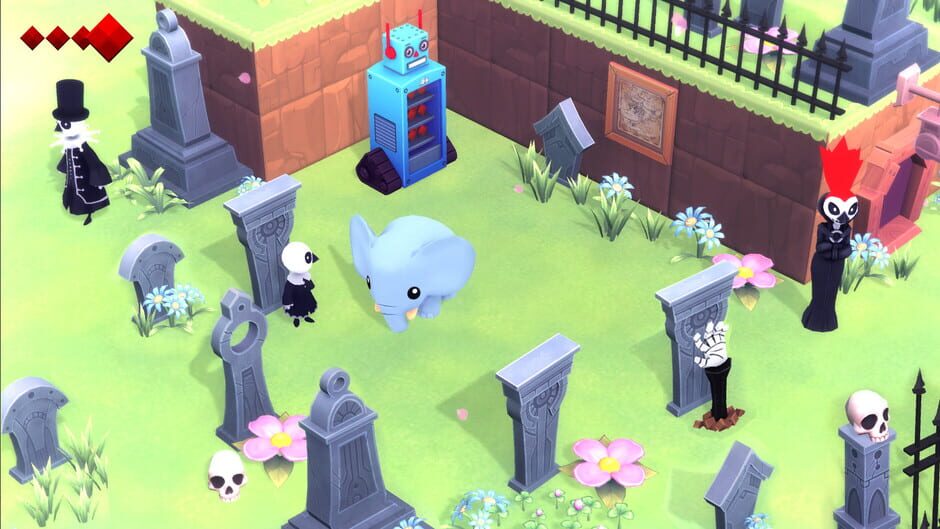 Screenshot from Yono and the Celestial Elephants
